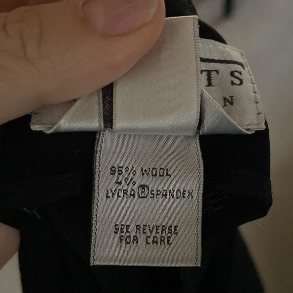 Talbots Collection Made in Italy Wool Wide Leg Pant, Size 10 - Picture 4 of 10